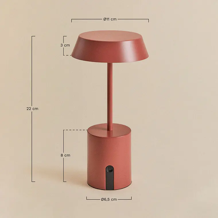 Lámpara de mesa LED inalámbrica 9