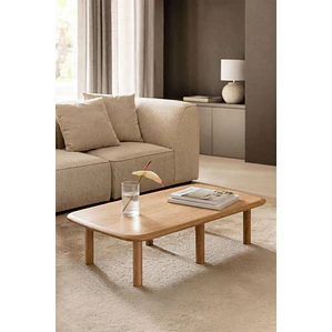 Areris · Mesa de centro en acabado madera de 100 cm