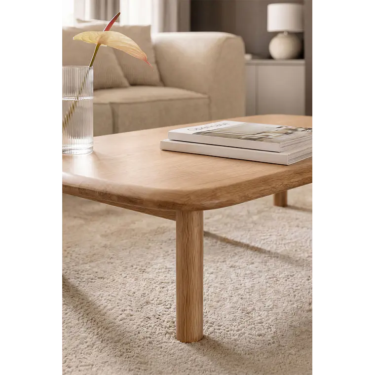 Areris · Mesa de centro en acabado madera de 100 cm 3