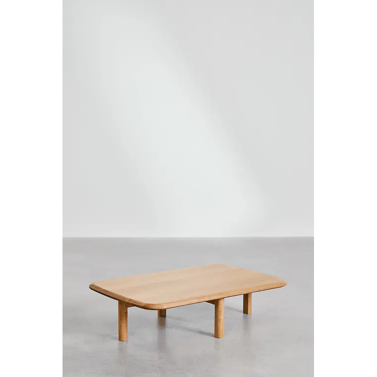 Areris · Mesa de centro en acabado madera de 100 cm 4
