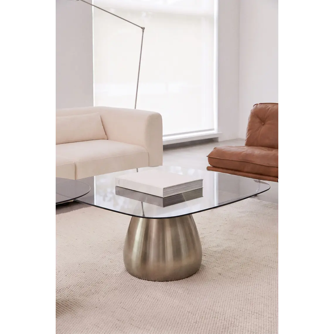 Arilen · Mesa de centro en cristal de 80 cm 2