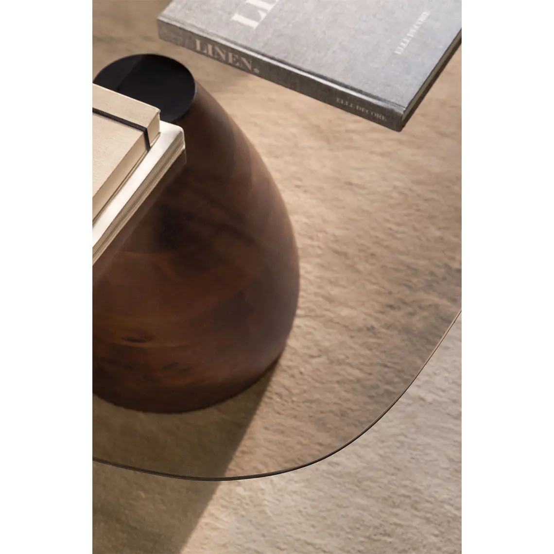 Arilen · Mesa de centro en cristal de 80 cm 3