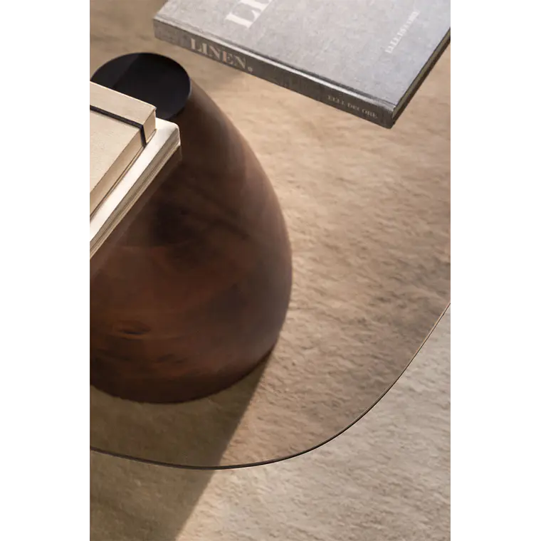Arilen · Mesa de centro en cristal de 80 cm 3