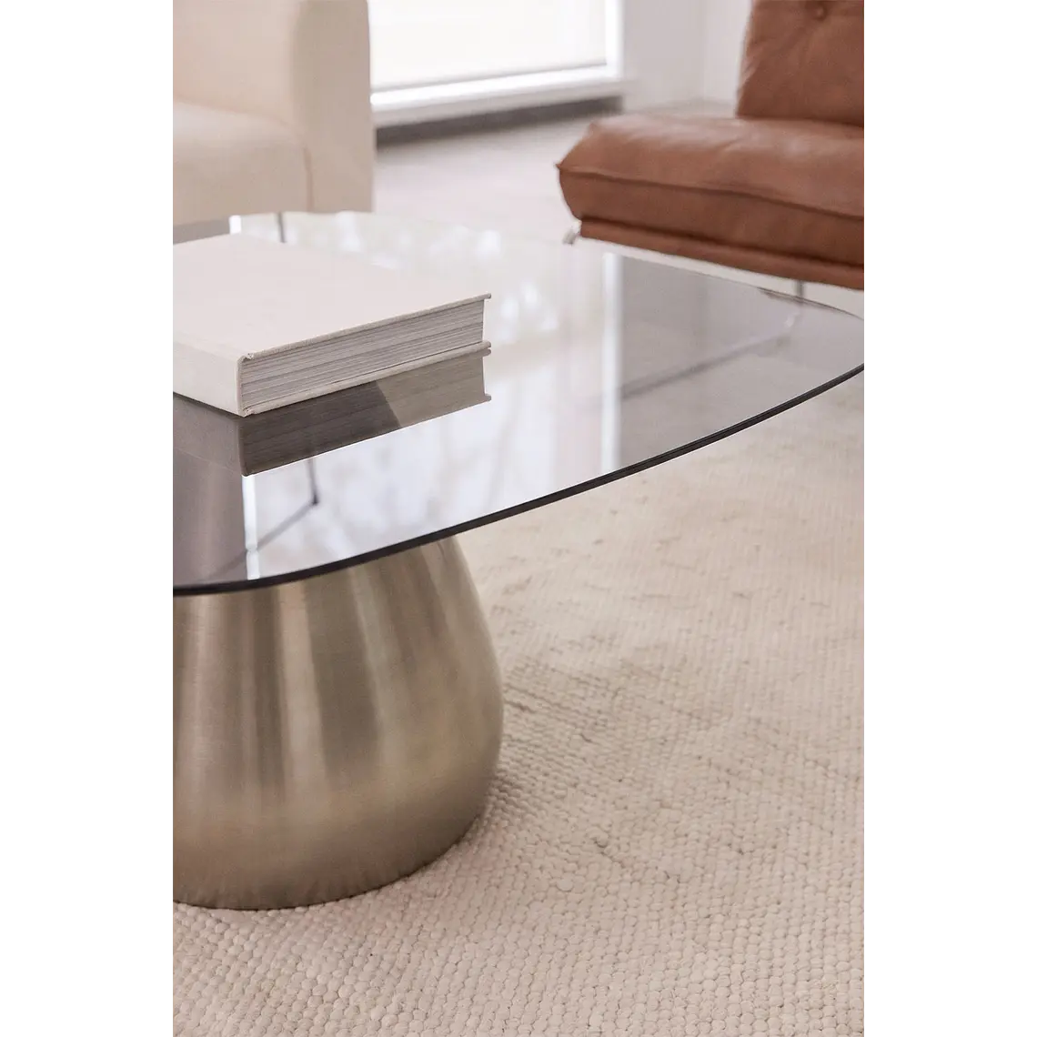 Arilen · Mesa de centro en cristal de 80 cm 7