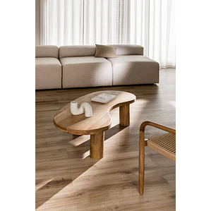 Avelara · Mesa de centro en acabado madera de 120 cm