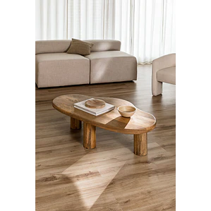 Avelara · Mesa de centro en acabado madera de 120 cm