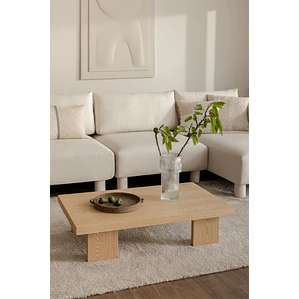 Eliena · Mesa de centro en acabado madera de 100 cm