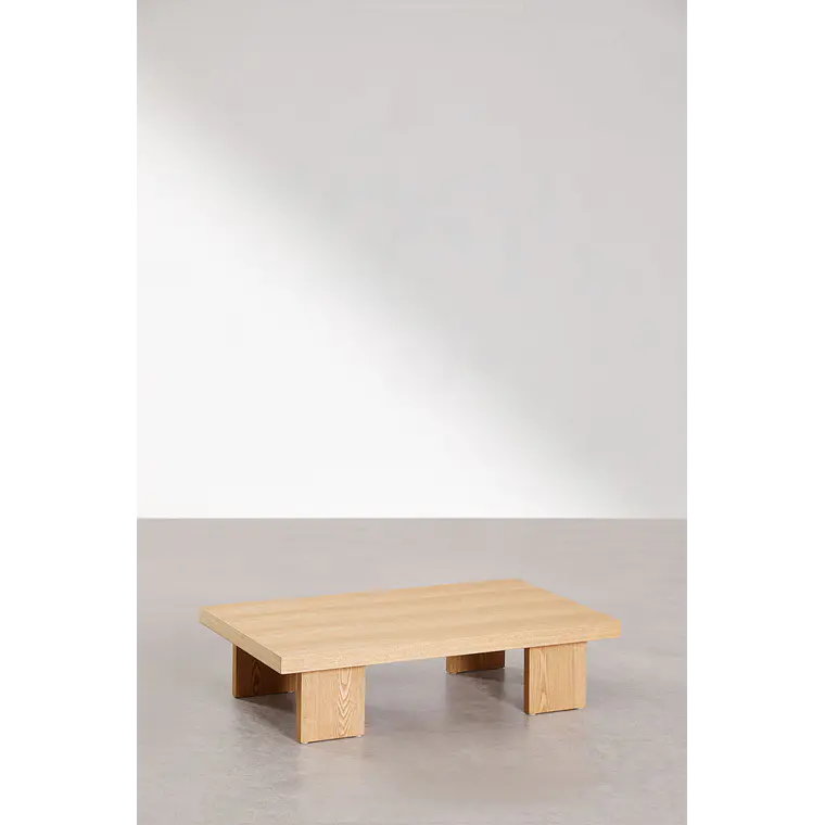 Eliena · Mesa de centro en acabado madera de 100 cm 4