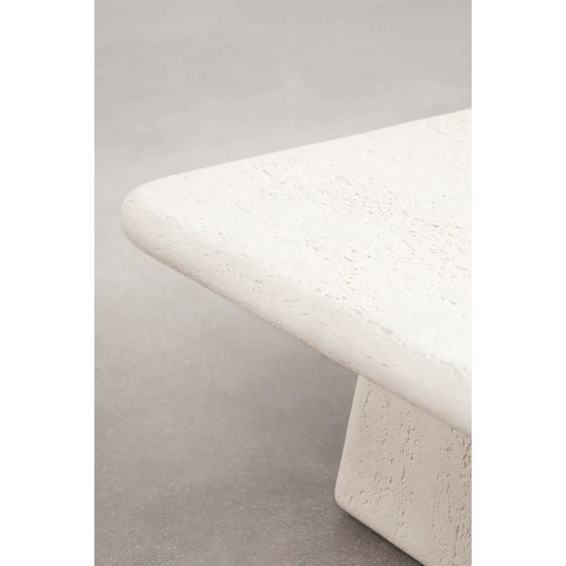 Evoalis · Mesa de centro en acabado mineral de 105 cm 7