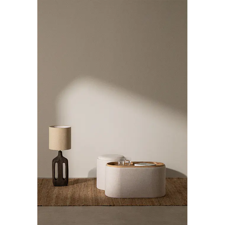 Luaro · Mesa de centro en acabado madera de 75 cm 1