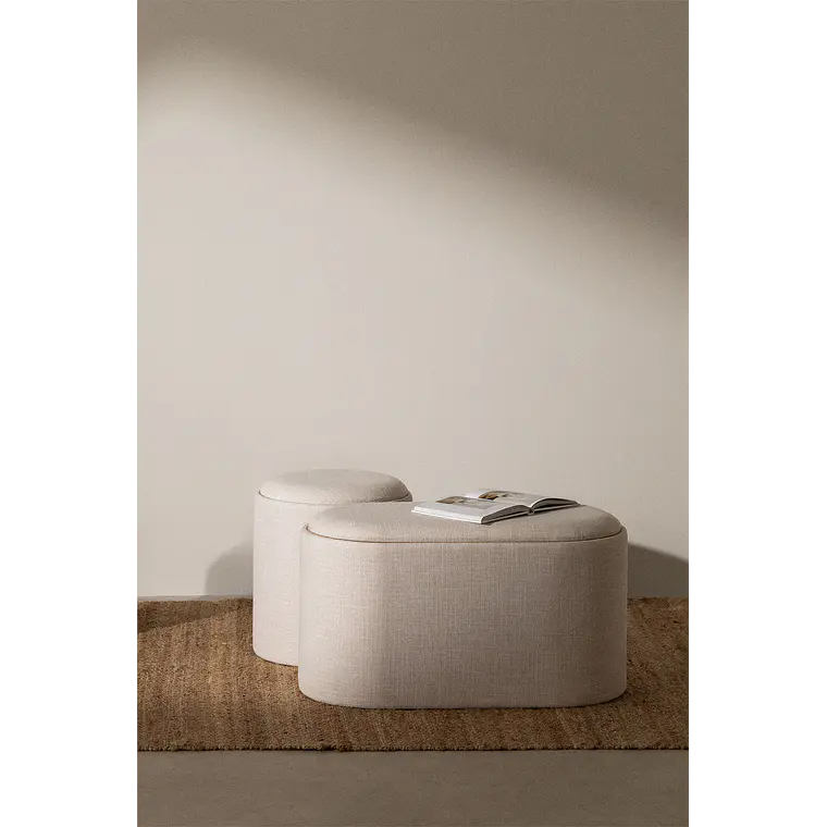 Luaro · Mesa de centro en acabado madera de 75 cm 3
