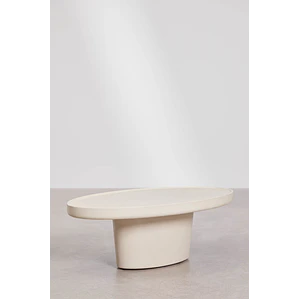 Malia · Mesa de centro en acabado mineral de 110 cm