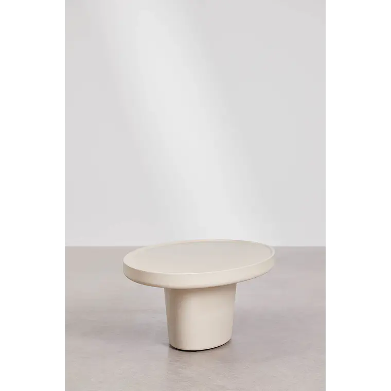 Malia · Mesa de centro en acabado mineral de 110 cm 3