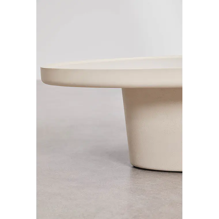 Malia · Mesa de centro en acabado mineral de 110 cm 4