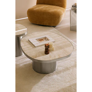 Onaeva · Mesa de centro en piedra de 80 cm