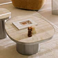 Onaeva · Mesa de centro en piedra de 80 cm - Miniatura 1