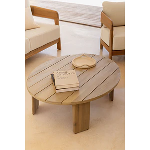 Talrin · Mesa de centro en acabado madera de 100 cm