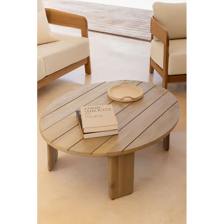 Talrin · Mesa de centro en acabado madera de 100 cm 1