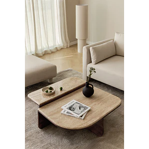 Veren · Mesa de centro en piedra de 90 cm