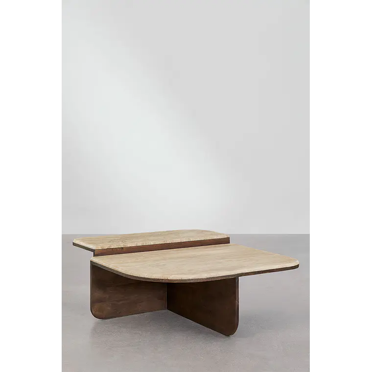 Veren · Mesa de centro en piedra de 90 cm 7