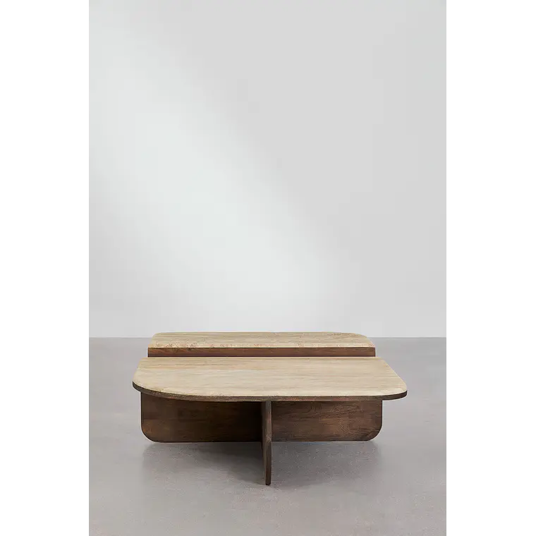 Veren · Mesa de centro en piedra de 90 cm 9