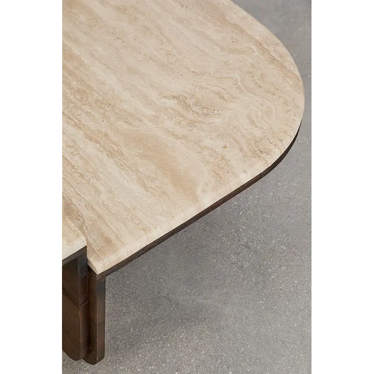 Veren · Mesa de centro en piedra de 90 cm 11