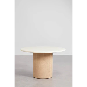 Mesa de comedor Haeis en acabado cemento