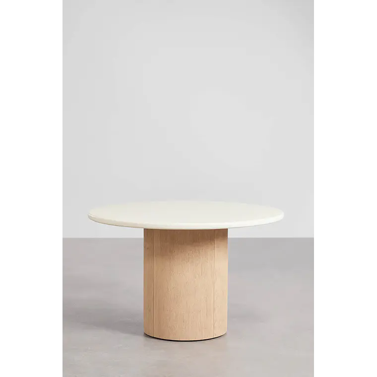 Mesa de comedor Haeis en acabado cemento 1