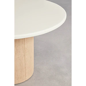 Mesa de comedor Haeis en acabado cemento