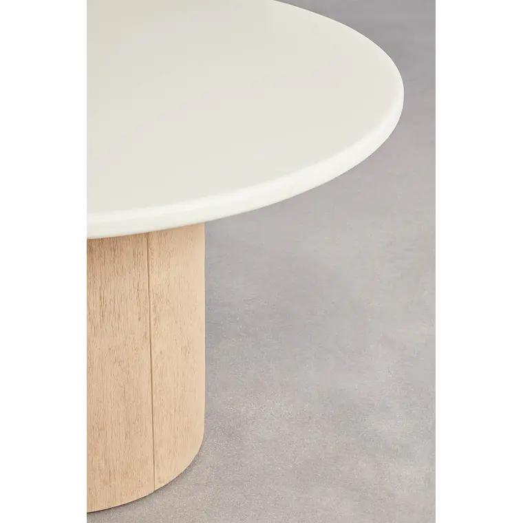 Mesa de comedor Haeis en acabado cemento 2