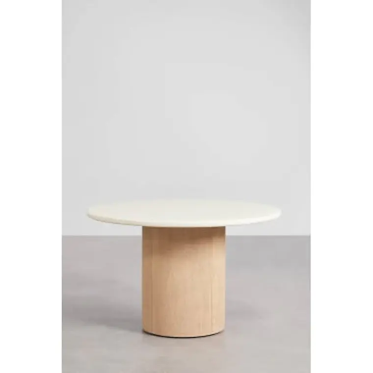 Mesa de comedor Haeis en acabado cemento 7