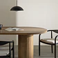 Mesa de comedor ovalada en madera de mango - Miniatura 2