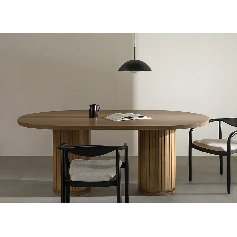 Mesa de comedor Rielela en madera de mango 1