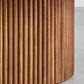 Mesa de jardín redonda en cemento y madera de acacia Cerina - Miniatura 4