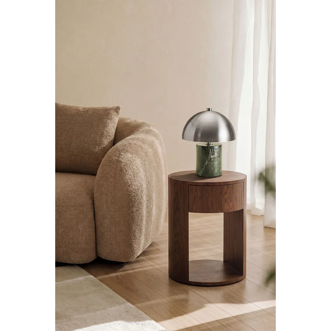 Daraian · Mesa lateral en acabado madera 2