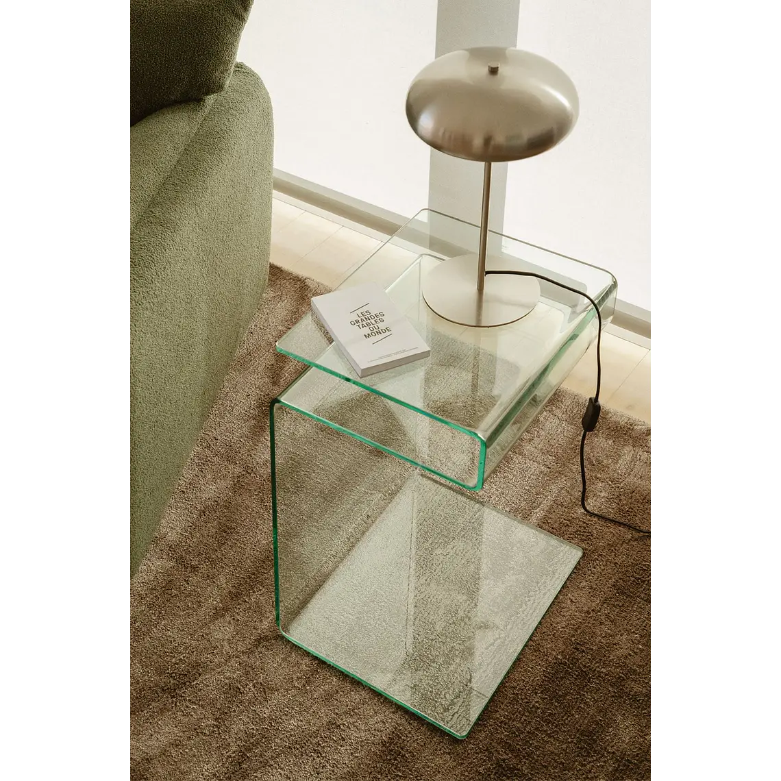 Liodor · Mesa lateral en cristal de 35 cm 1