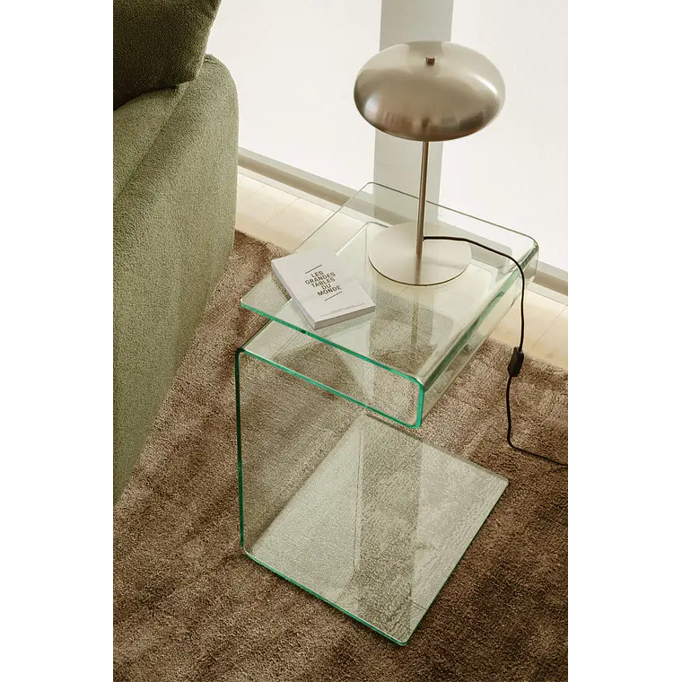 Liodor · Mesa lateral en cristal de 35 cm 1