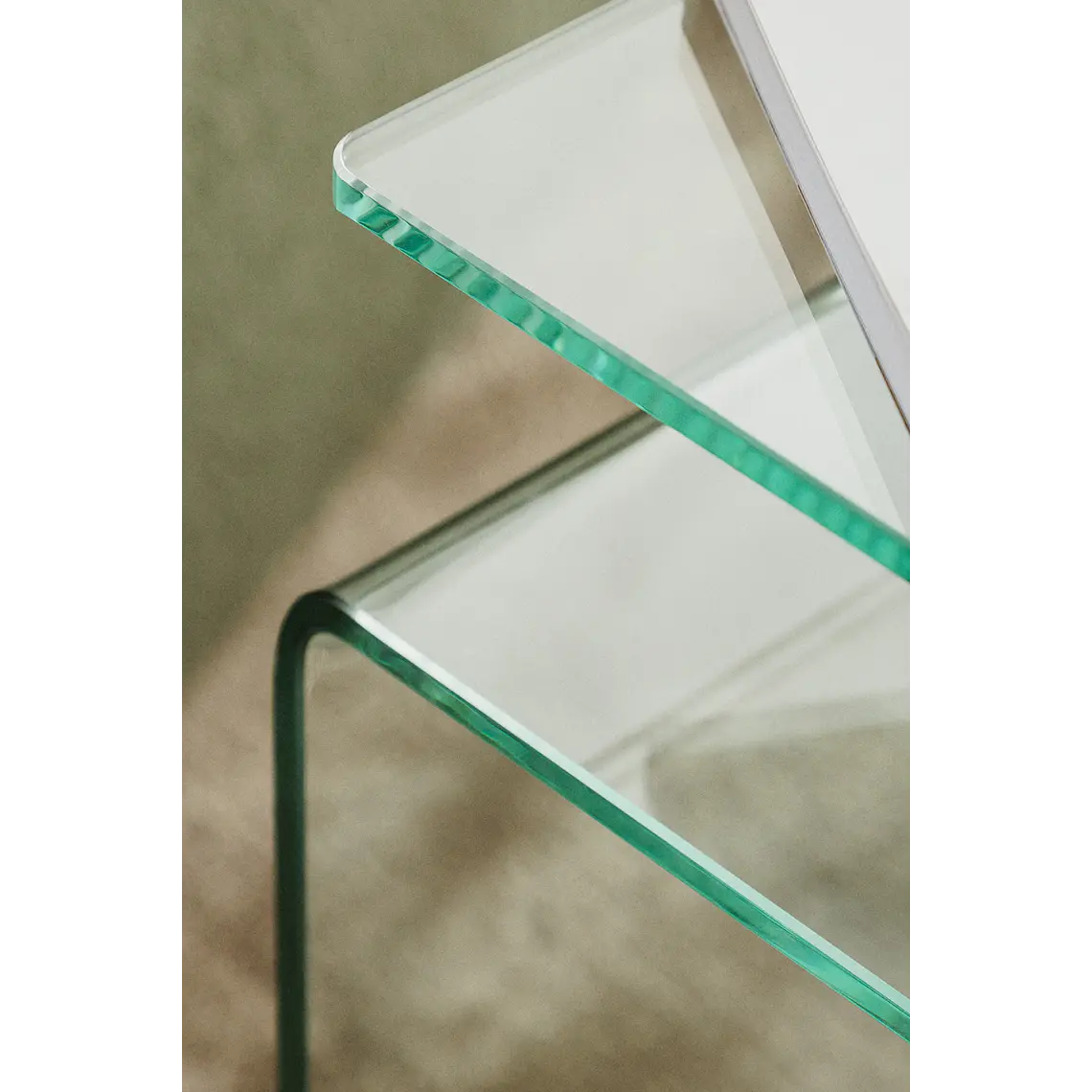Liodor · Mesa lateral en cristal de 35 cm 3