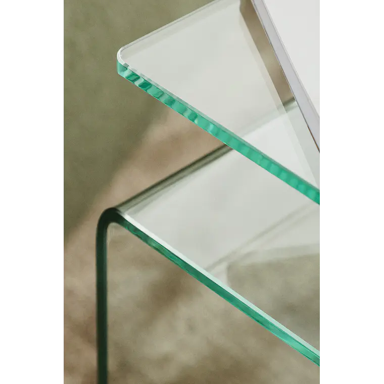 Liodor · Mesa lateral en cristal de 35 cm 3