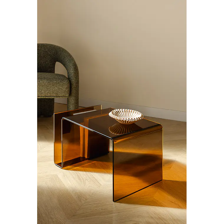 Liodor · Mesa lateral en cristal de 35 cm 12