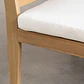Módulo central para sofá modular de jardín en madera de acacia Cava - Miniatura 6