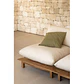 Módulo central reclinable para sofá modular de jardín en madera de acacia Elana - Miniatura 10