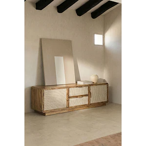 Avelrin · Mueble de TV en acabado madera