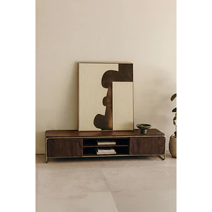 Elela · Mueble de TV en acabado madera