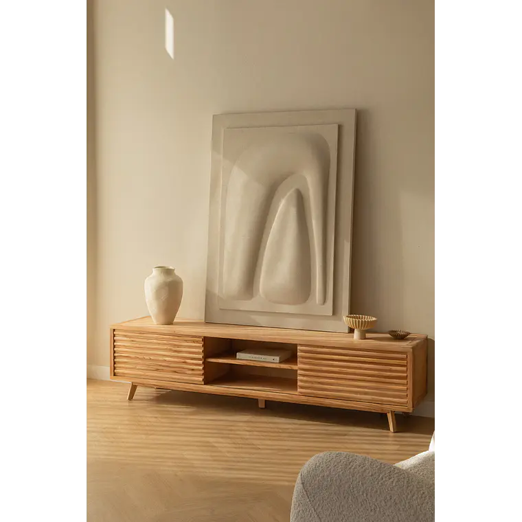 Eliria · Mueble de TV en acabado madera 2