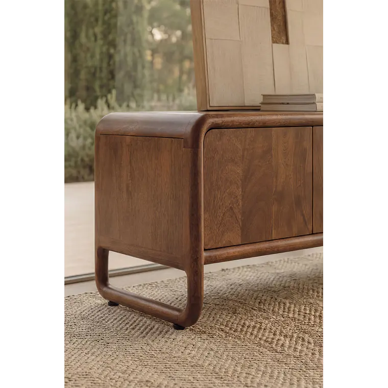 Nereris · Mueble de TV en acabado madera 3