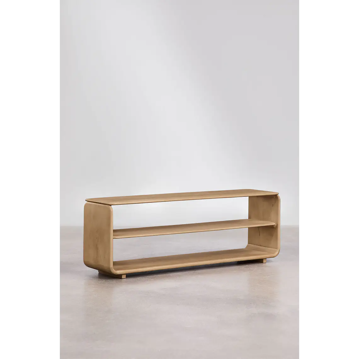 Nivaren · Mueble de TV en acabado madera de 140 cm 1
