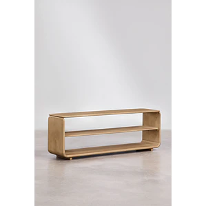 Nivaren · Mueble de TV en acabado madera de 140 cm