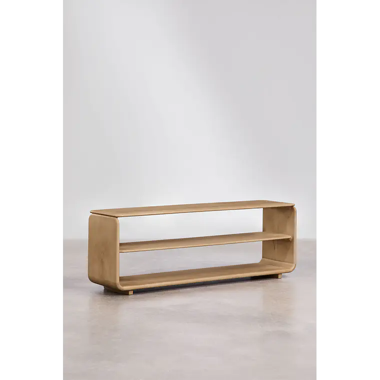 Nivaren · Mueble de TV en acabado madera de 140 cm 1