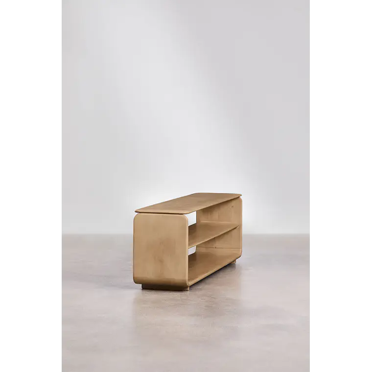 Nivaren · Mueble de TV en acabado madera de 140 cm 3